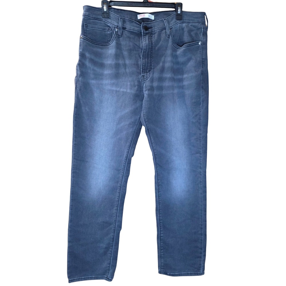 Signature Levi Strauss Slim Jeans Gray Denim Comfort Stretch‎ Mens W38 L30
